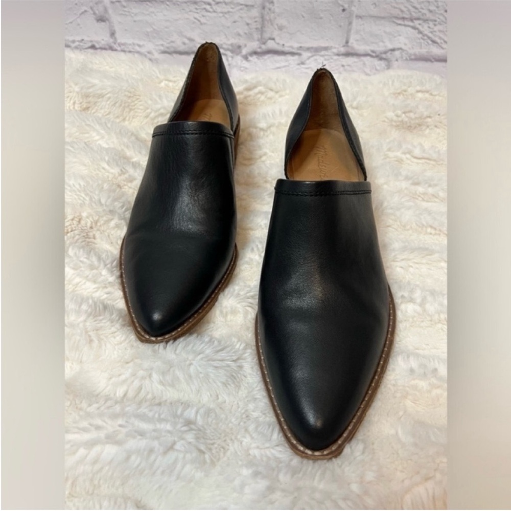Madewell The Brady Black Leather Boho Lowcut Bootie, 9.5 - Picture 5 of 10